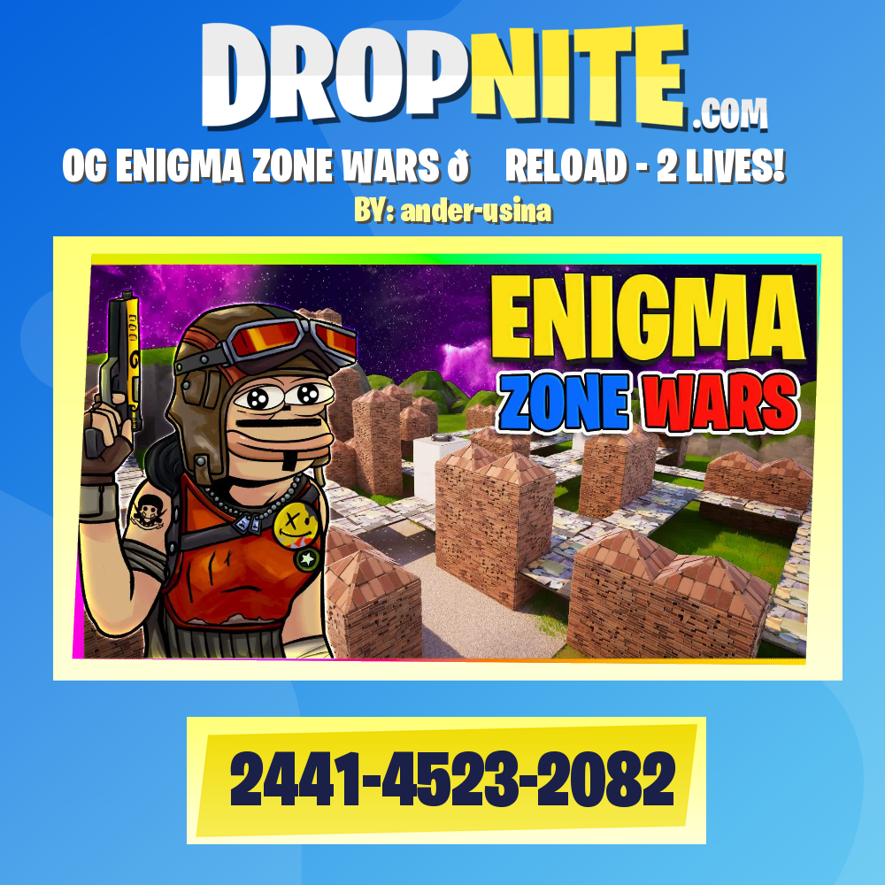 OG ENIGMA ZONE WARS 🌀 RELOAD - 2 LIVES!