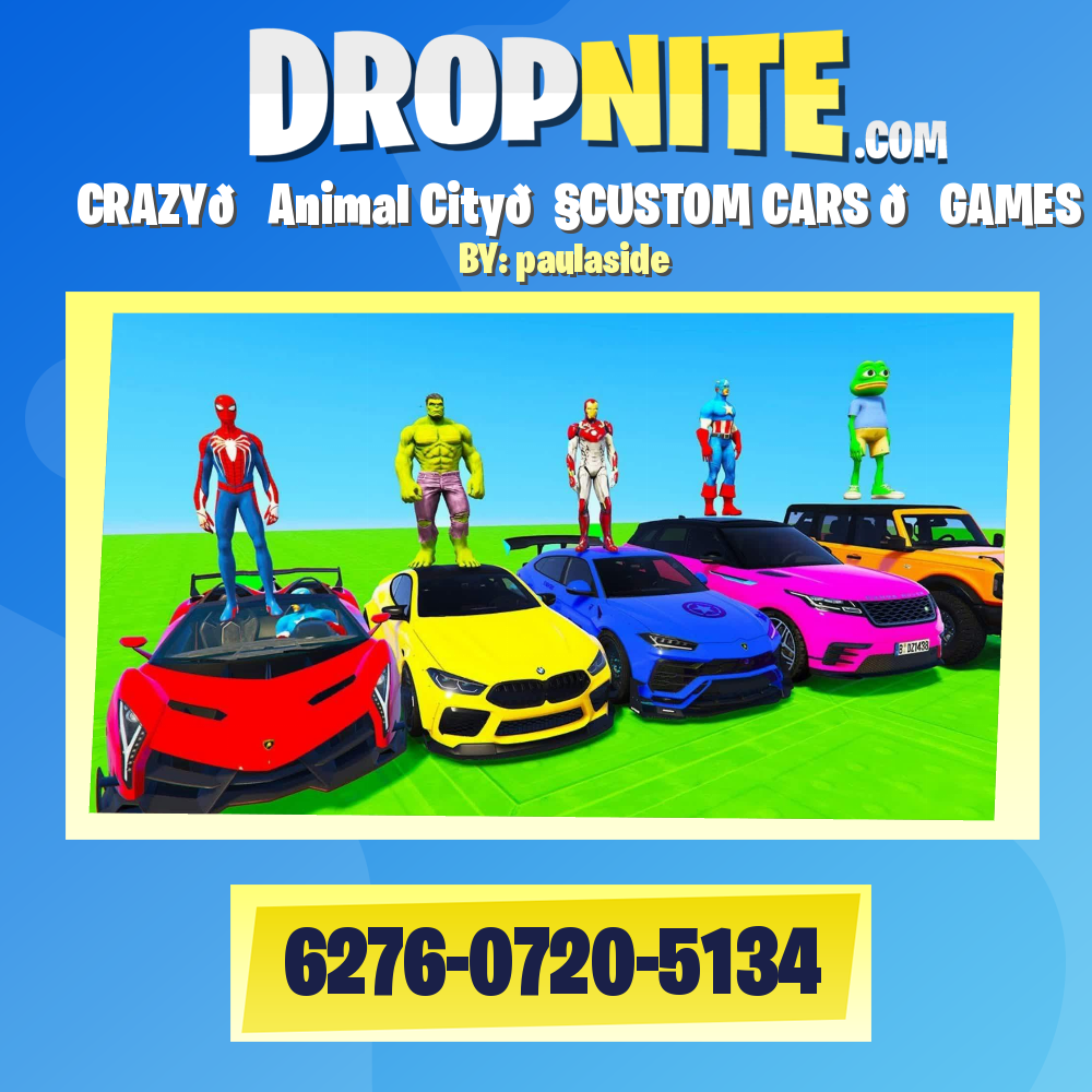 CRAZY🌇Animal City🔧CUSTOM CARS 🚗GAMES