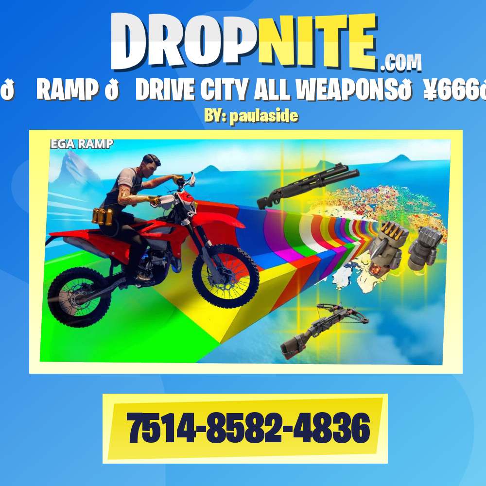 🌇 RAMP 🚔DRIVE CITY ALL WEAPONS💥666🚙