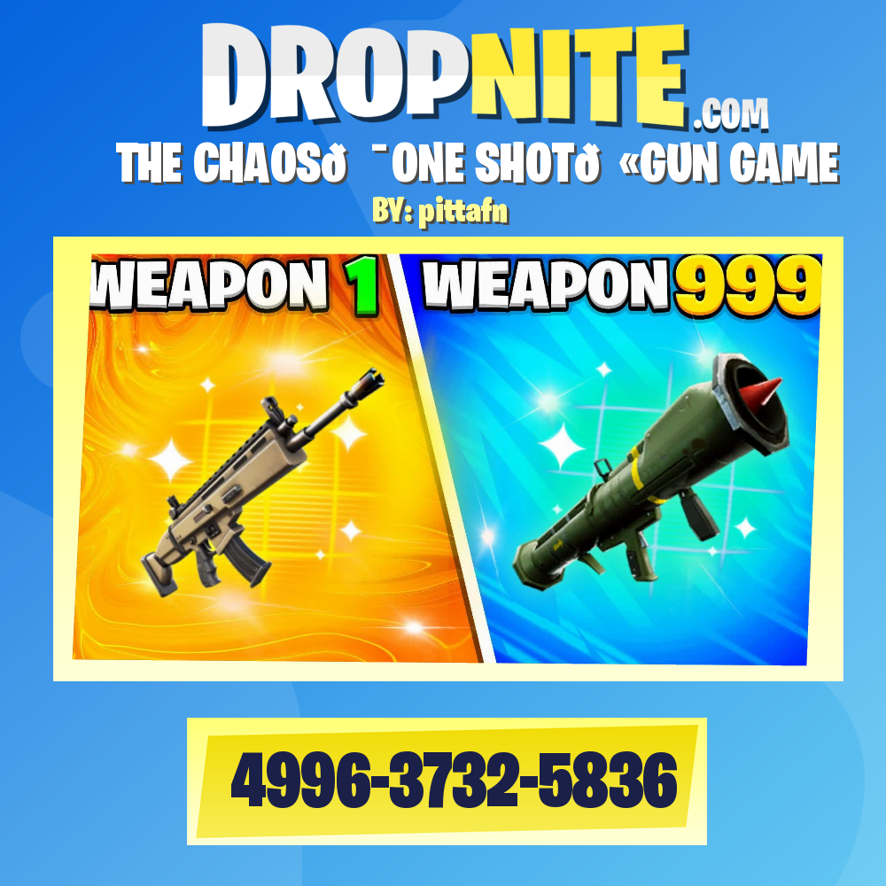 THE CHAOS🎯ONE SHOT🔫GUN GAME