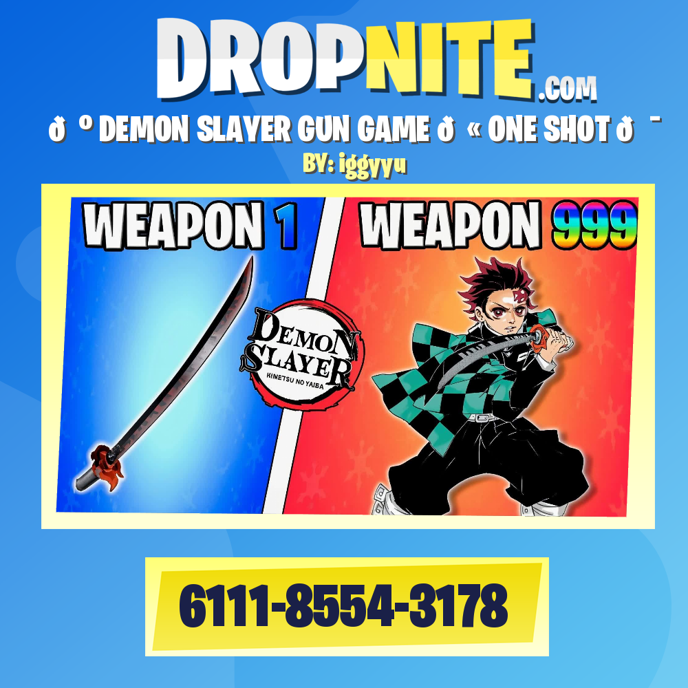 👺 DEMON SLAYER GUN GAME 🔫 ONE SHOT 🎯