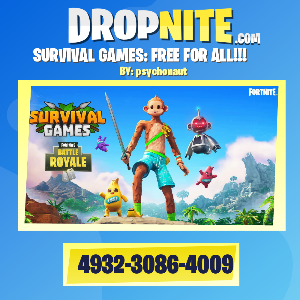 SURVIVAL GAMES: FREE FOR ALL!!!
