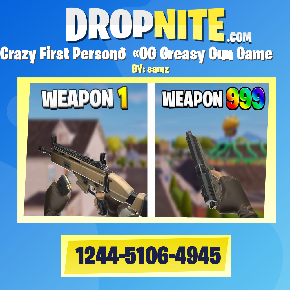 Crazy First Person🔫OG Greasy Gun Game❄️