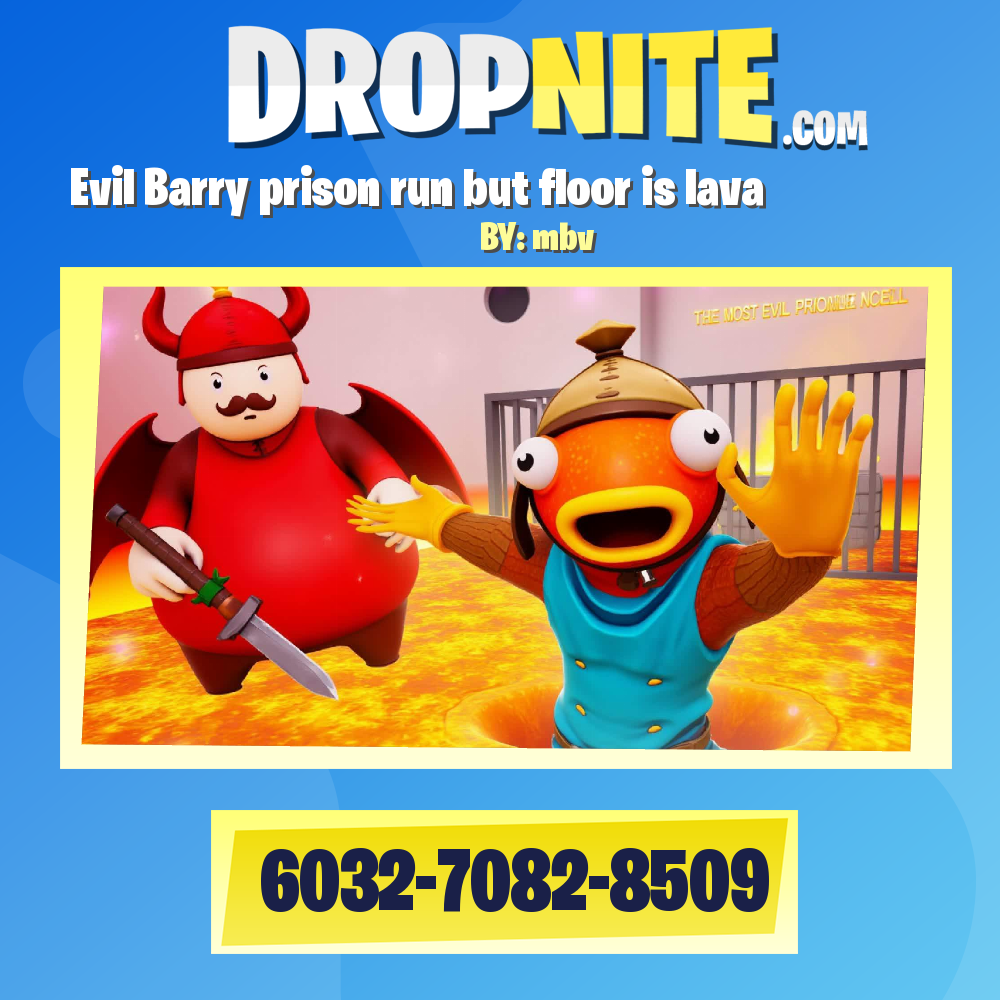 Evil Barry prison run but floor is lava
