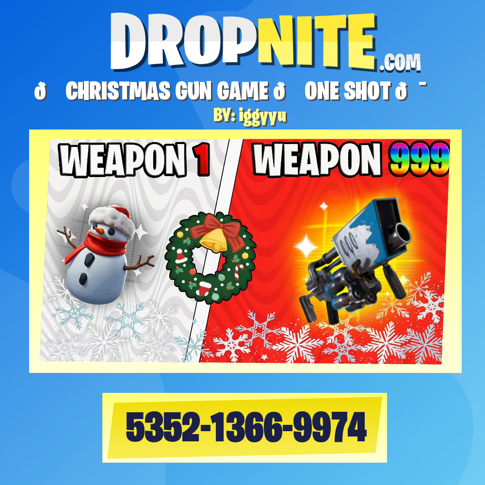 🎅 CHRISTMAS GUN GAME 🎁 ONE SHOT 🎯