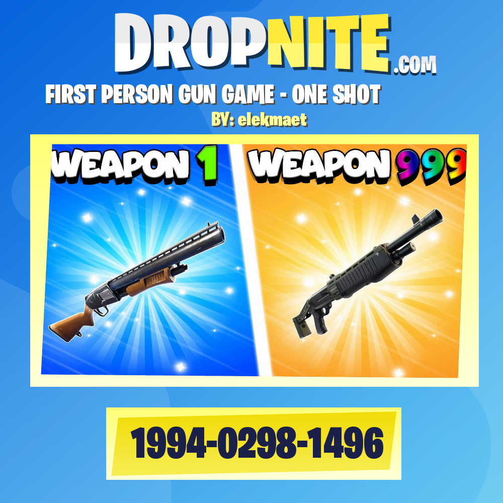 ⭐️FIRST PERSON GUN GAME - ONE SHOT