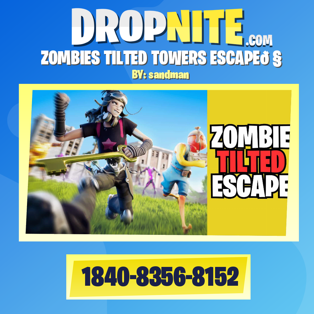 ZOMBIES TILTED TOWERS ESCAPE🧟