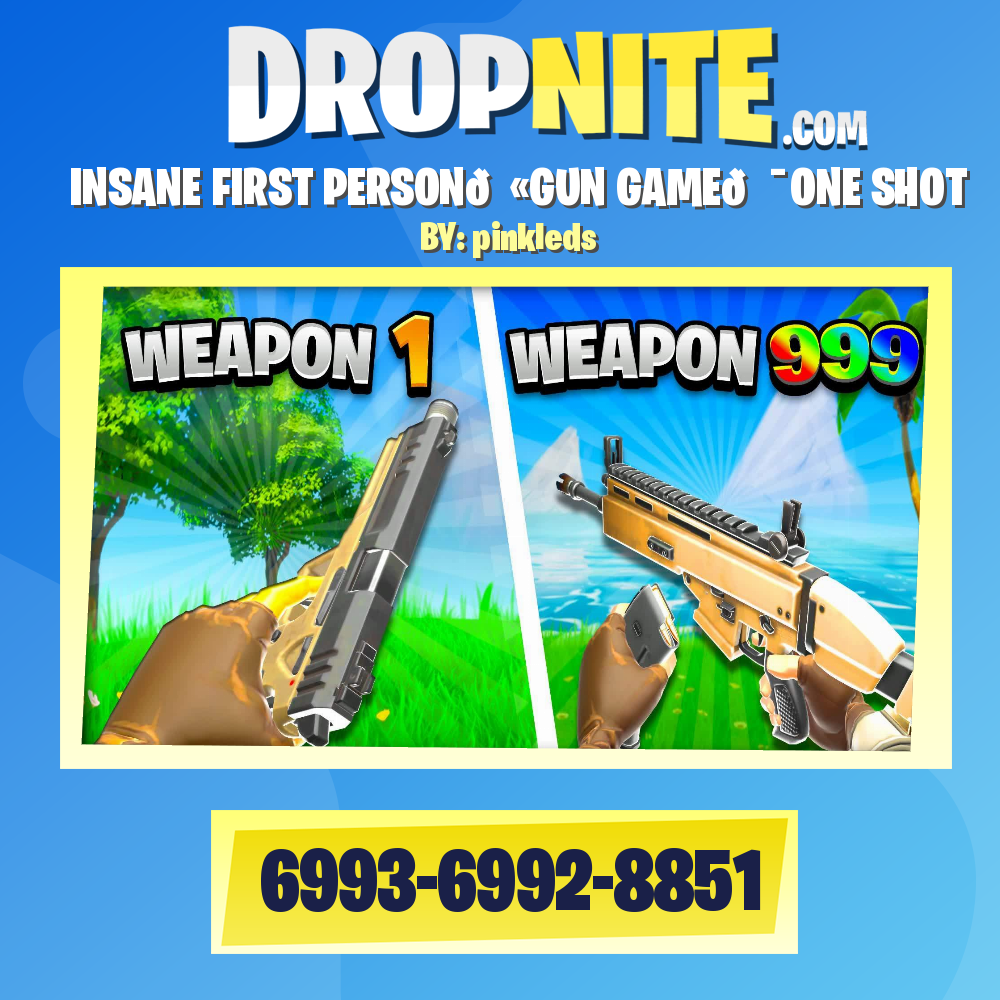 INSANE FIRST PERSON🔫GUN GAME🎯ONE SHOT