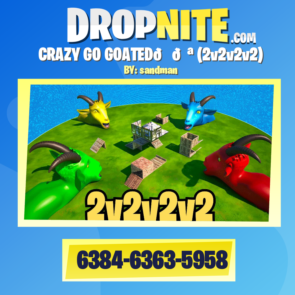 CRAZY GO GOATED🐐🤪 (2v2v2v2)