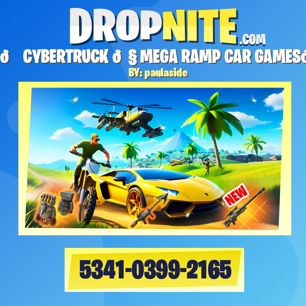 🚗 CYBERTRUCK 🔧 MEGA RAMP CAR GAMES🕹️F