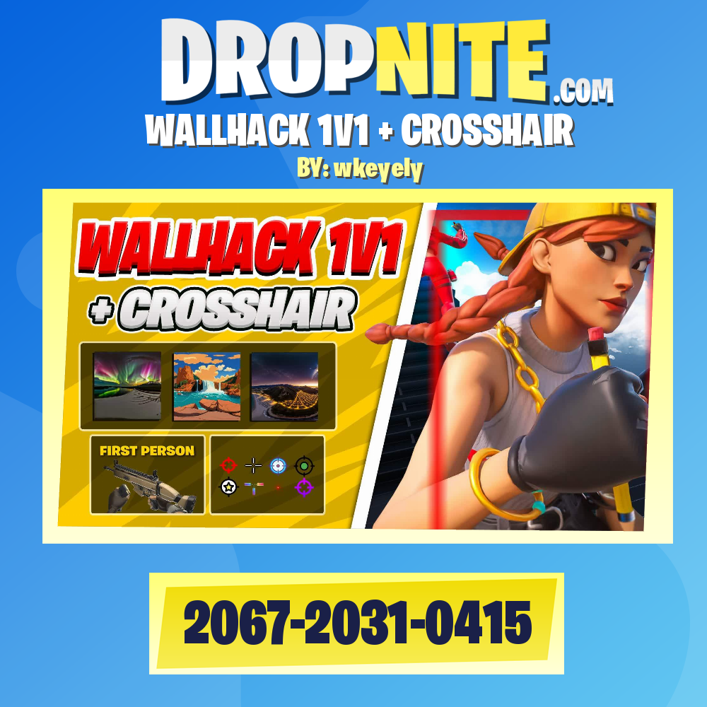 WALLHACK 1V1 + CROSSHAIR