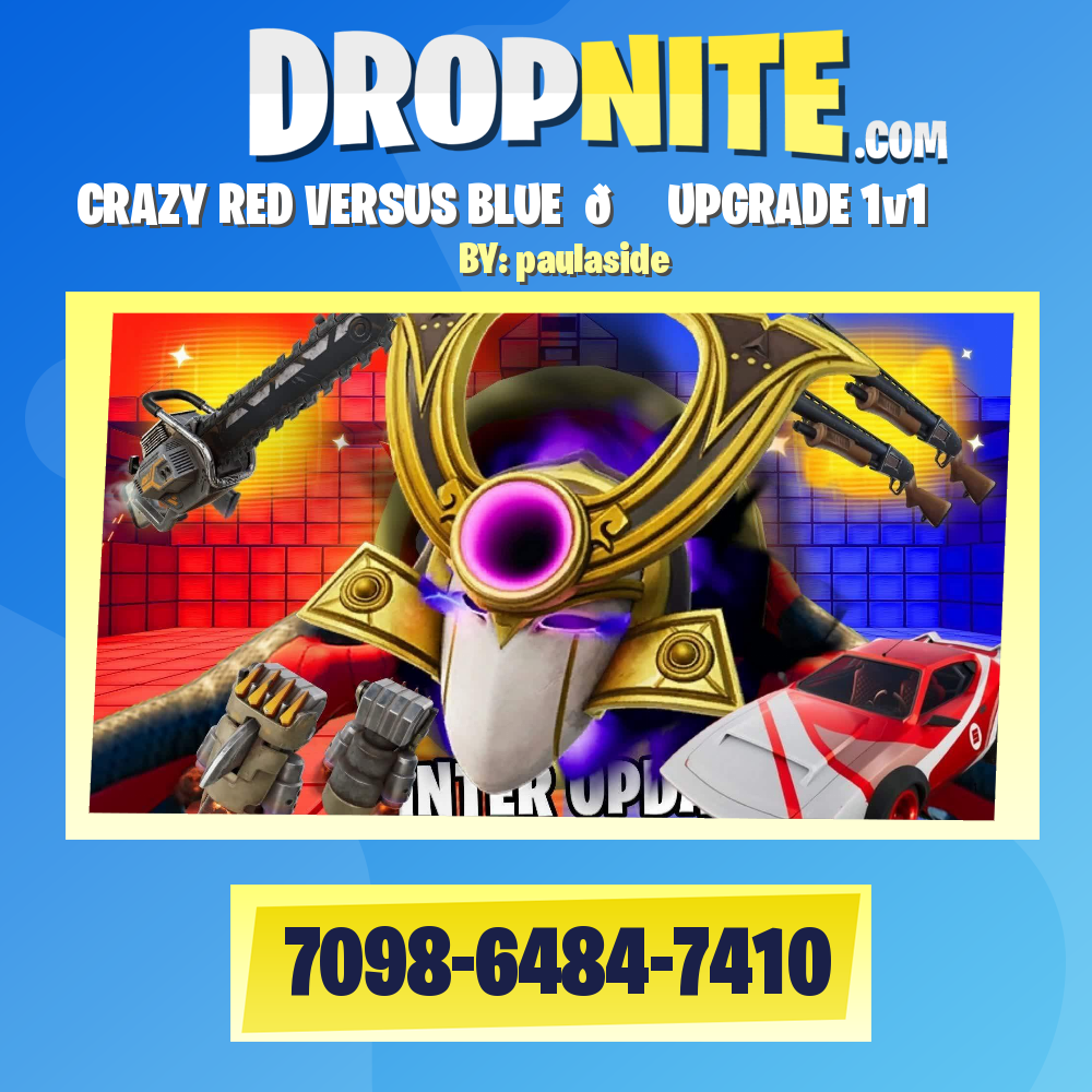 CRAZY RED VERSUS BLUE  🚗  UPGRADE 1v1