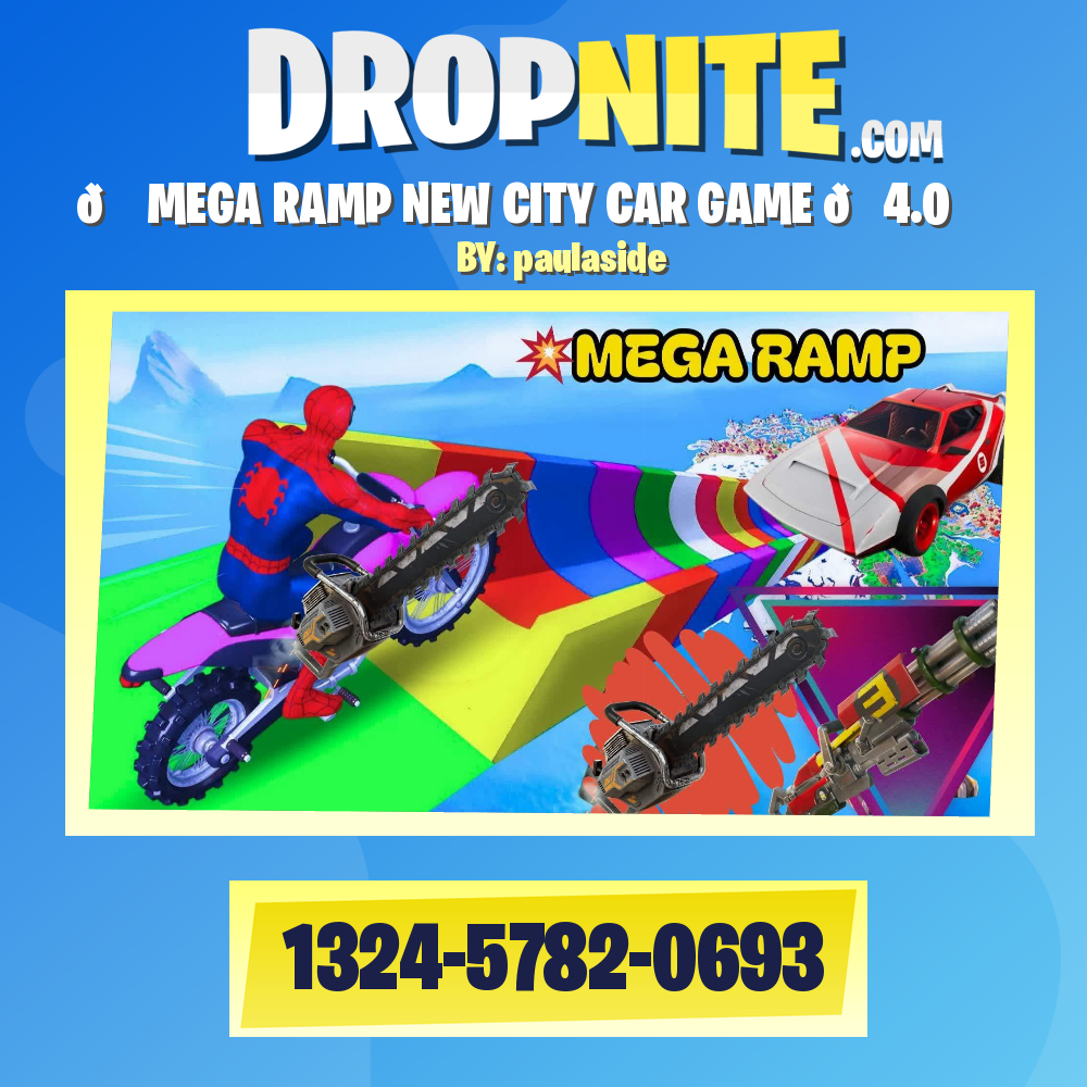 🌇 MEGA RAMP NEW CITY CAR GAME 🚙4.0