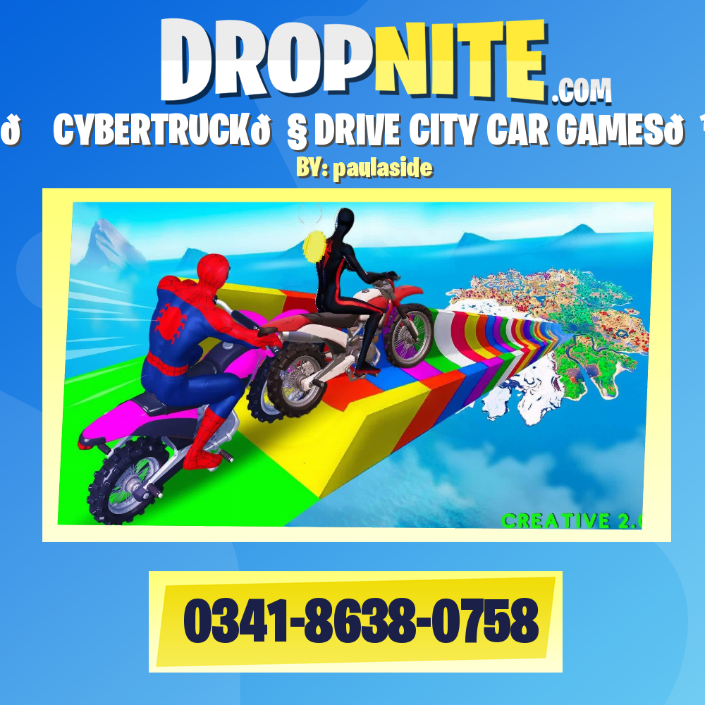 🚗 CYBERTRUCK🔧 DRIVE CITY CAR GAMES🕹️