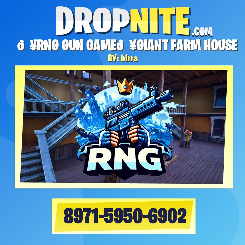 🔥RNG GUN GAME🔥GIANT FARM HOUSE