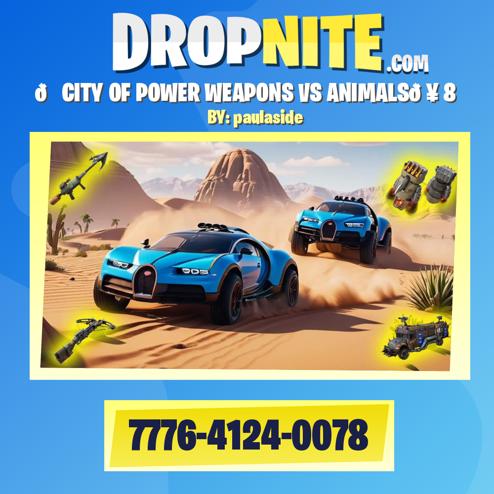 🚗CITY OF POWER WEAPONS VS ANIMALS🥇8