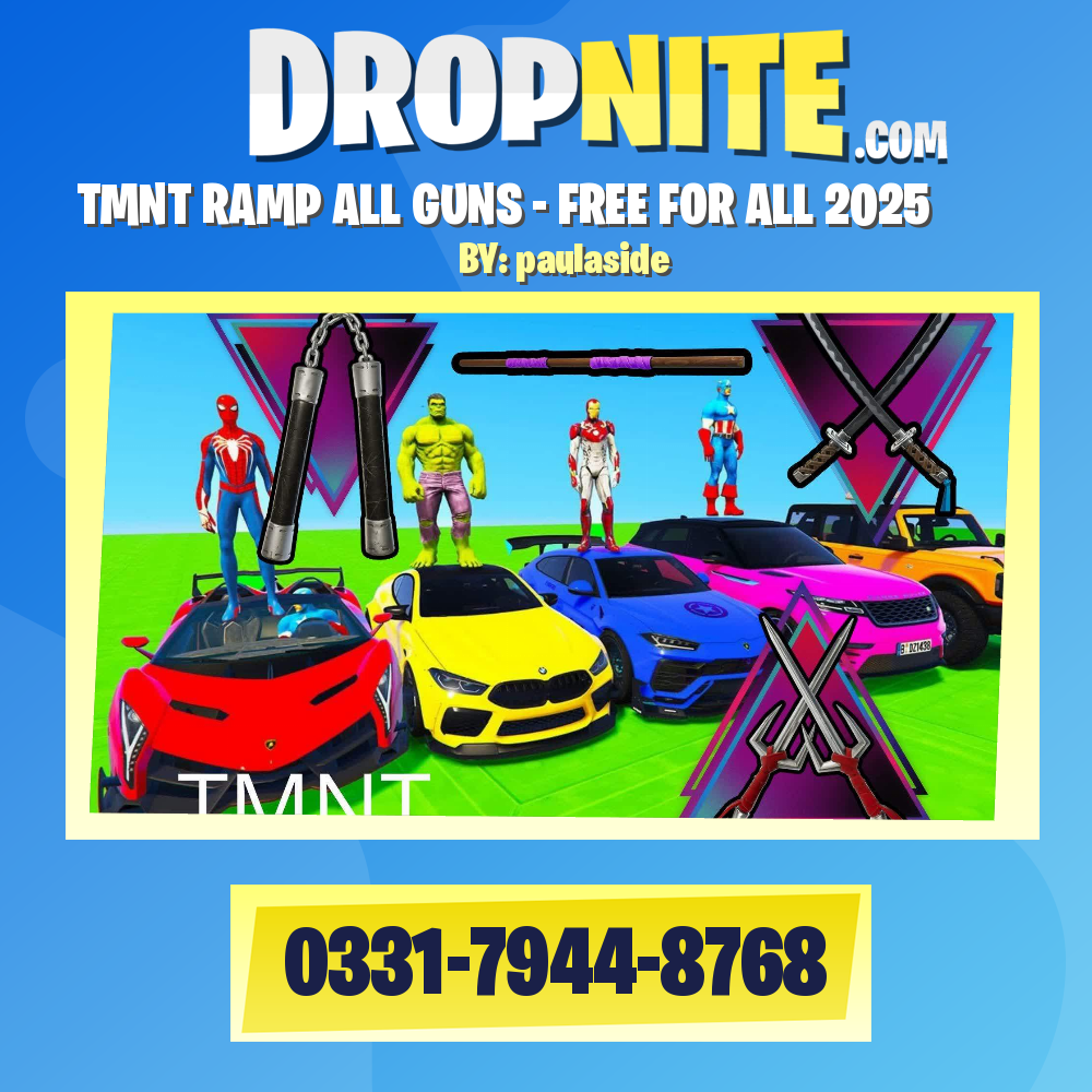 TMNT RAMP⭐ALL GUNS - FREE FOR ALL 2025