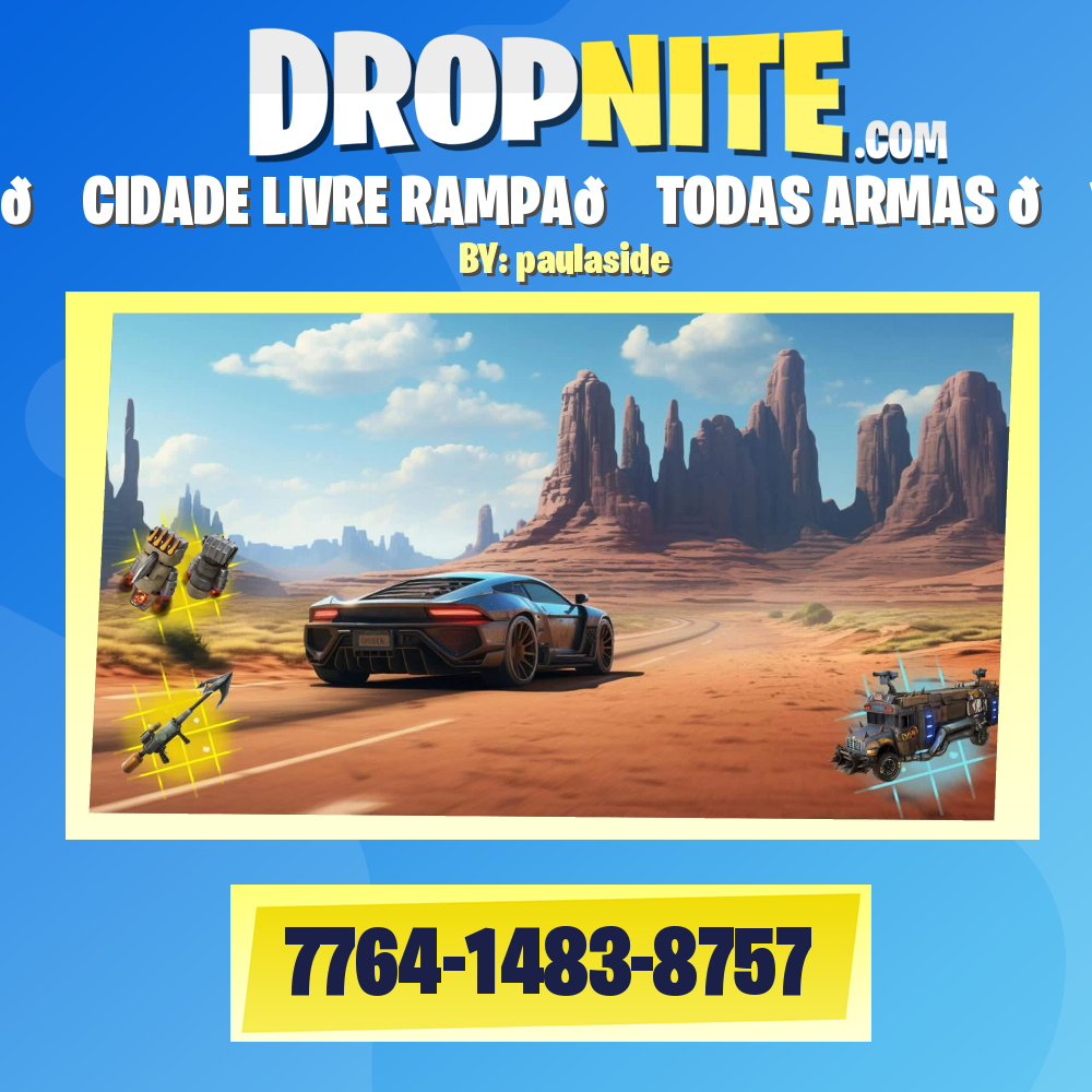 🌄 CIDADE LIVRE RAMPA🚙 TODAS ARMAS 🏙️1