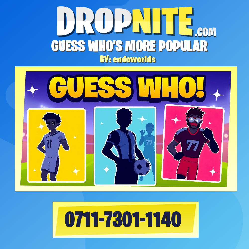 GUESS WHO'S MORE POPULAR