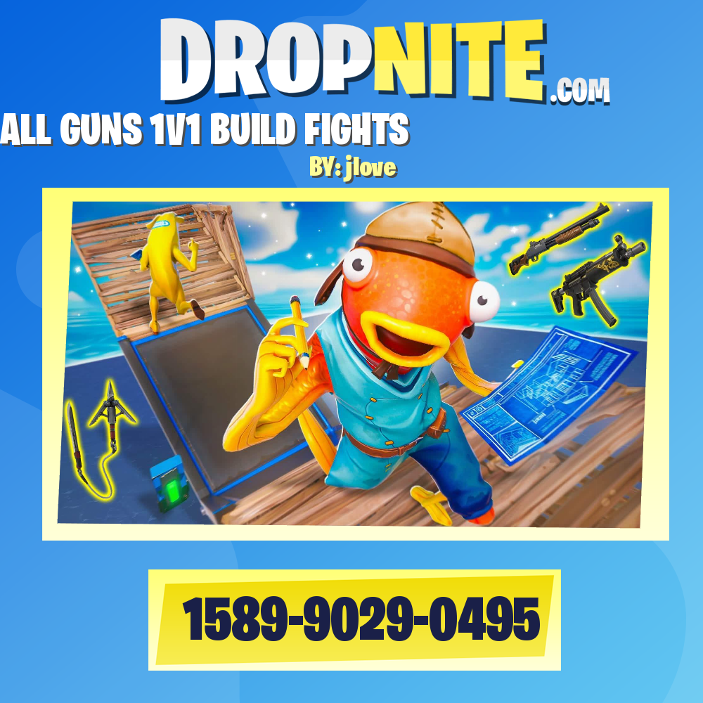 ALL GUNS 1V1 BUILD FIGHTS عاركني بالبناء