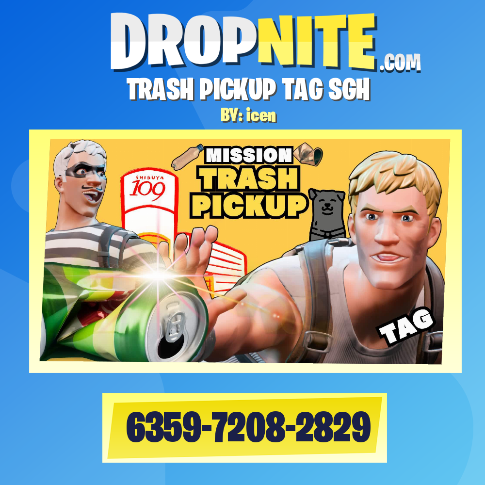 TRASH PICKUP TAG SGH