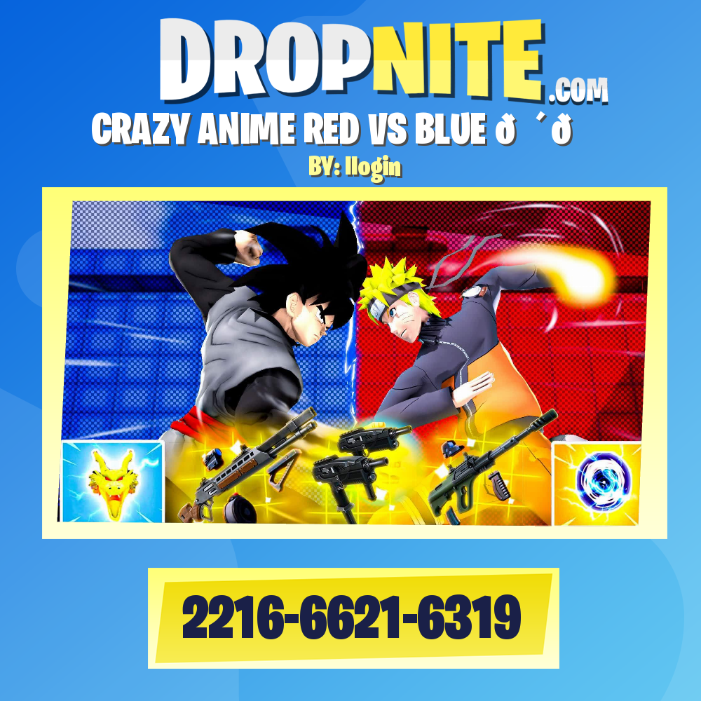 CRAZY ANIME RED VS BLUE 🔴🔵