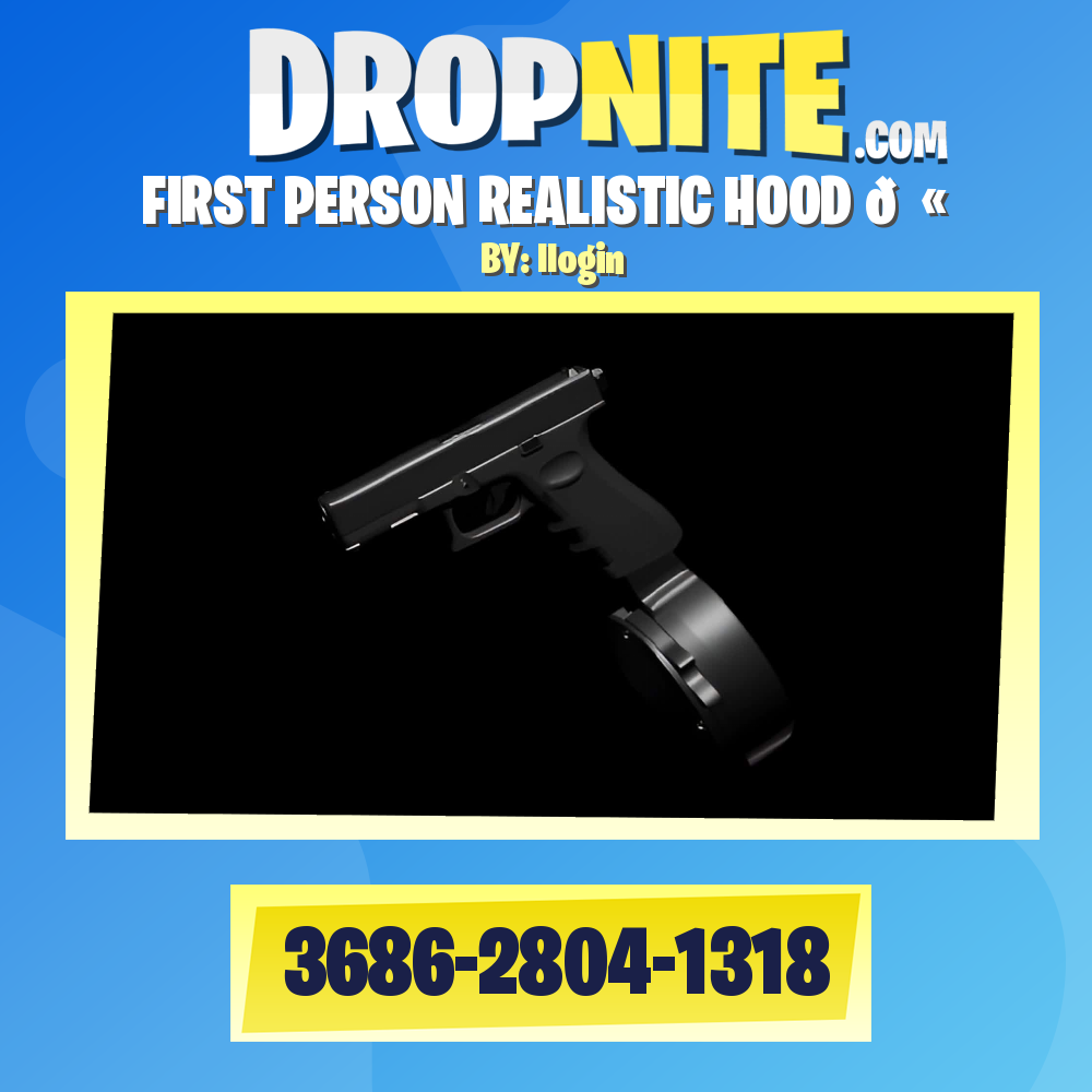 FIRST PERSON REALISTIC HOOD 🔫
