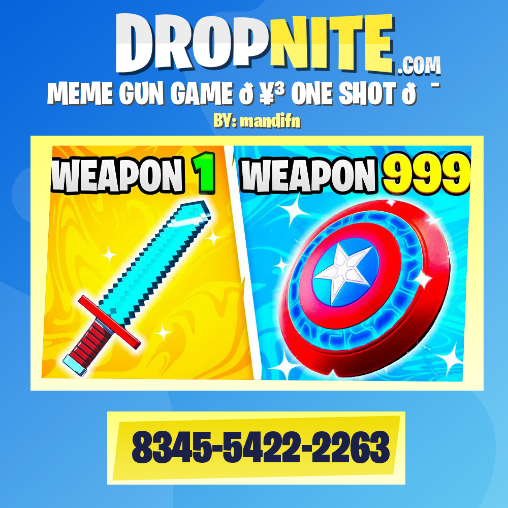 ⭐ MEME GUN GAME 🥳 ONE SHOT 🎯
