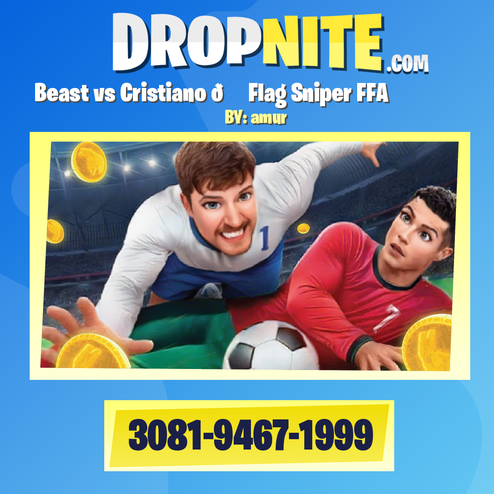 Beast vs Cristiano 🏈⚾⚽Flag Sniper FFA