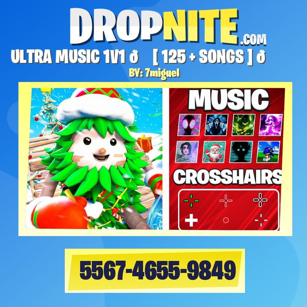 ⭐️ ULTRA MUSIC 1V1 🏆 [ 125 + SONGS ] 🎵