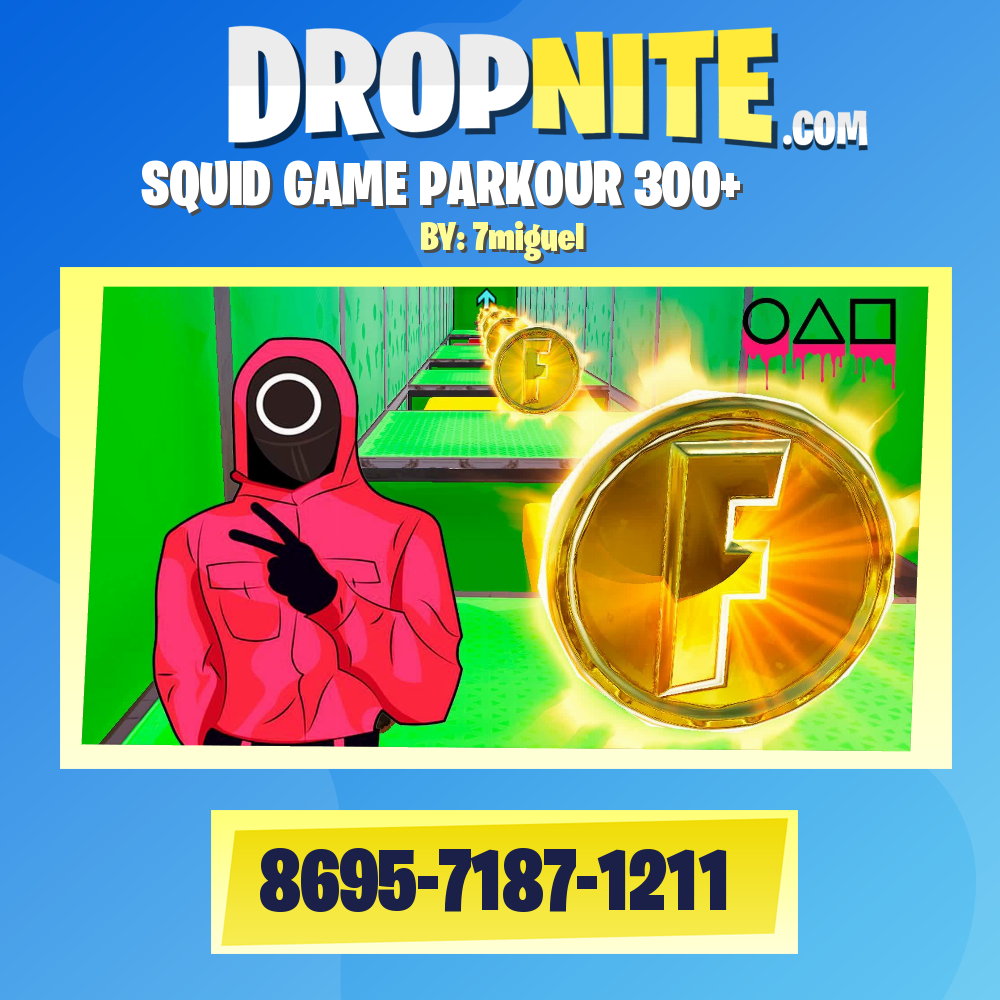 ⭐SQUID GAME PARKOUR 300+⭐