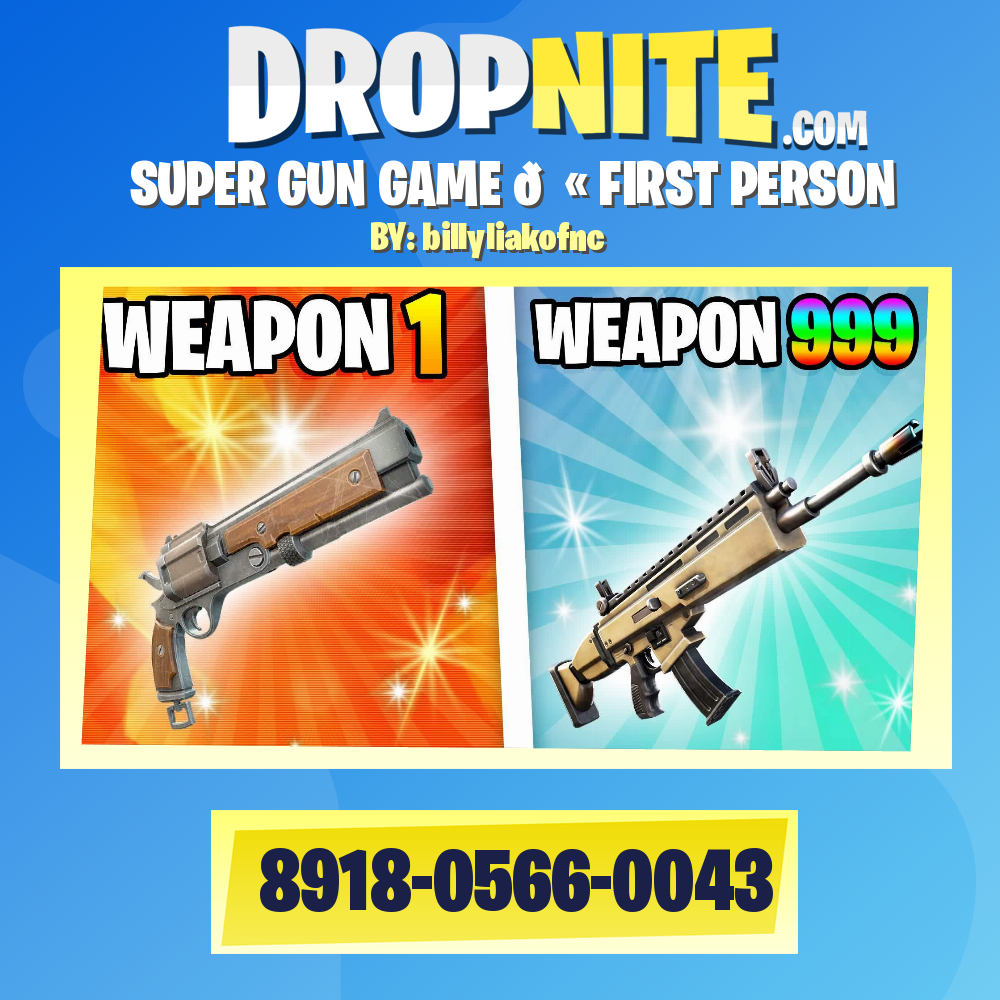 SUPER GUN GAME 🔫 FIRST PERSON