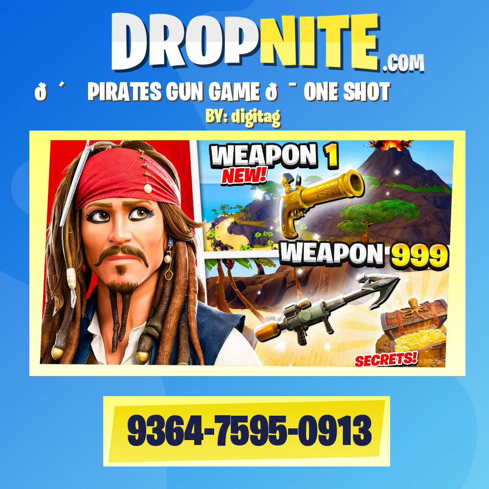 🏴‍☠️ PIRATES GUN GAME 🎯 ONE SHOT