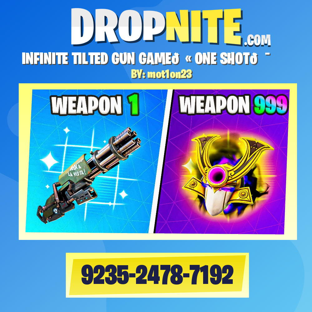 INFINITE TILTED GUN GAME🔫 ONE SHOT🎯