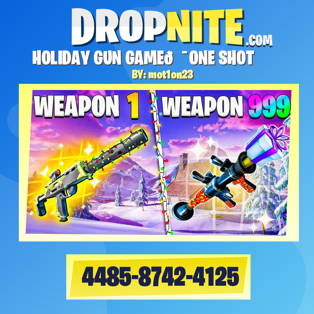 ❄️HOLIDAY GUN GAME🎯ONE SHOT