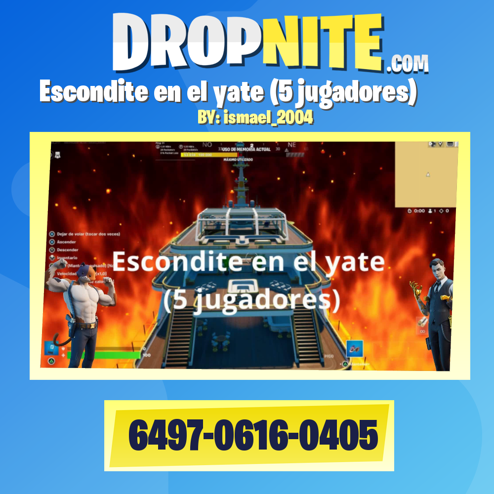 Escondite en el yate (5 jugadores)