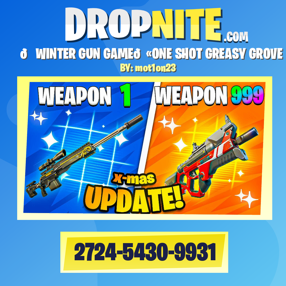 🎅WINTER GUN GAME🔫ONE SHOT GREASY GROVE