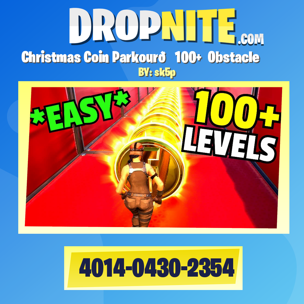 Christmas Coin Parkour🎄100+✨️Obstacle