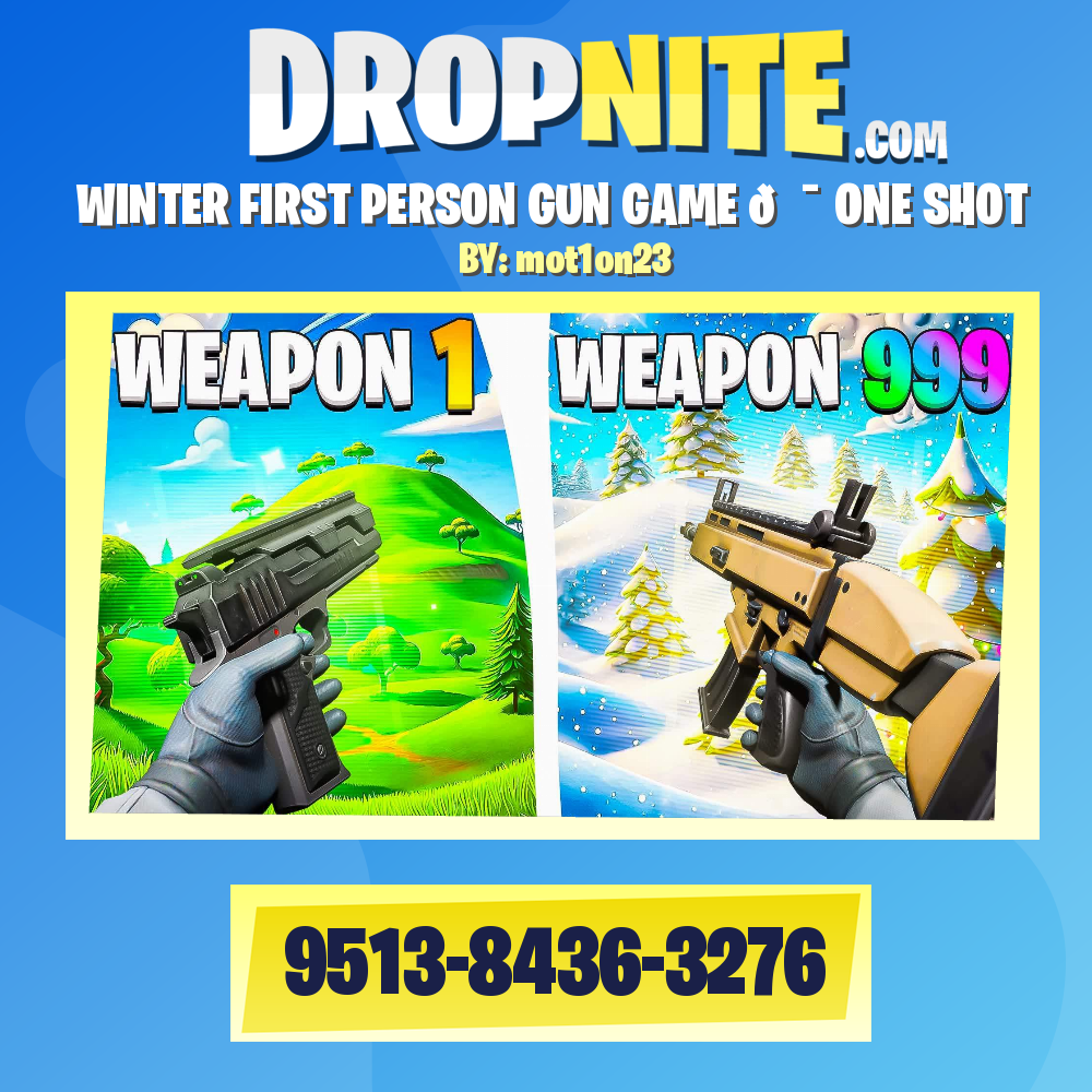 WINTER FIRST PERSON GUN GAME 🎯 ONE SHOT