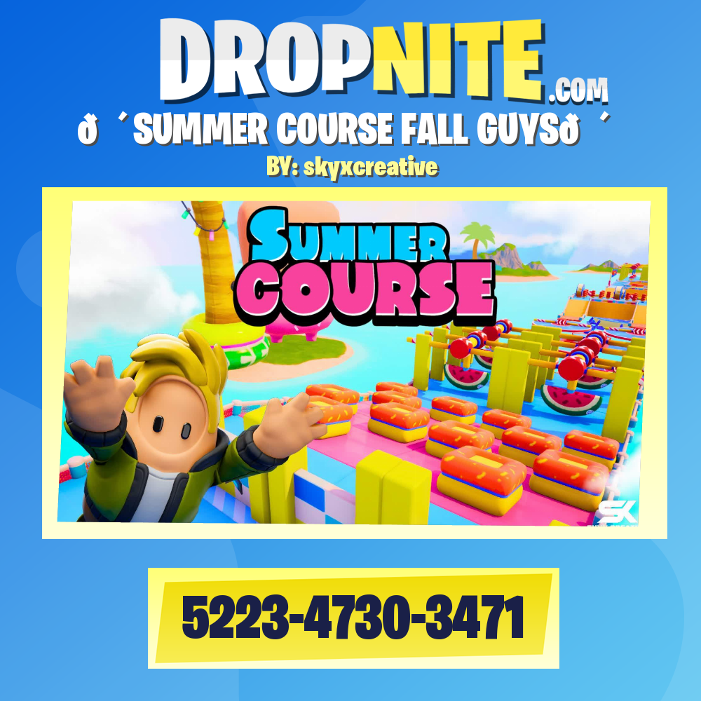 🌴SUMMER COURSE FALL GUYS🌴