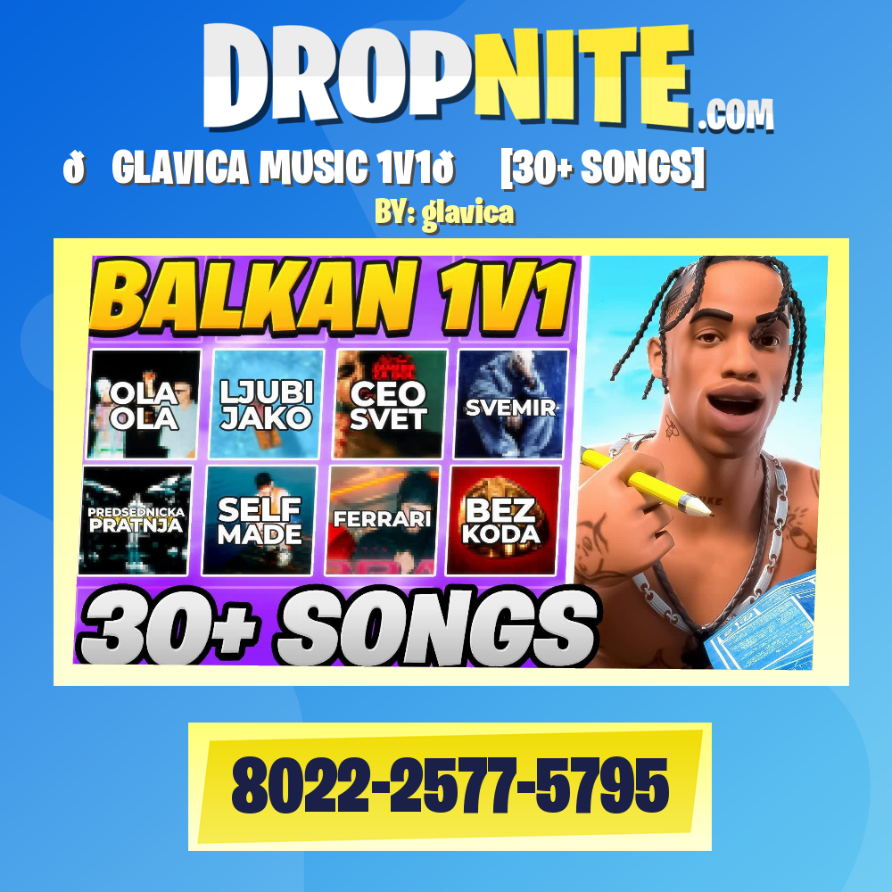 🏆GLAVICA MUSIC 1V1🎵  [30+ SONGS]