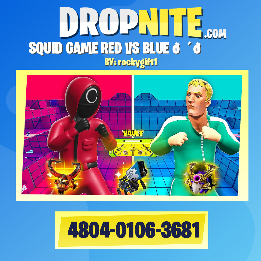 SQUID GAME RED VS BLUE 🔴🔵