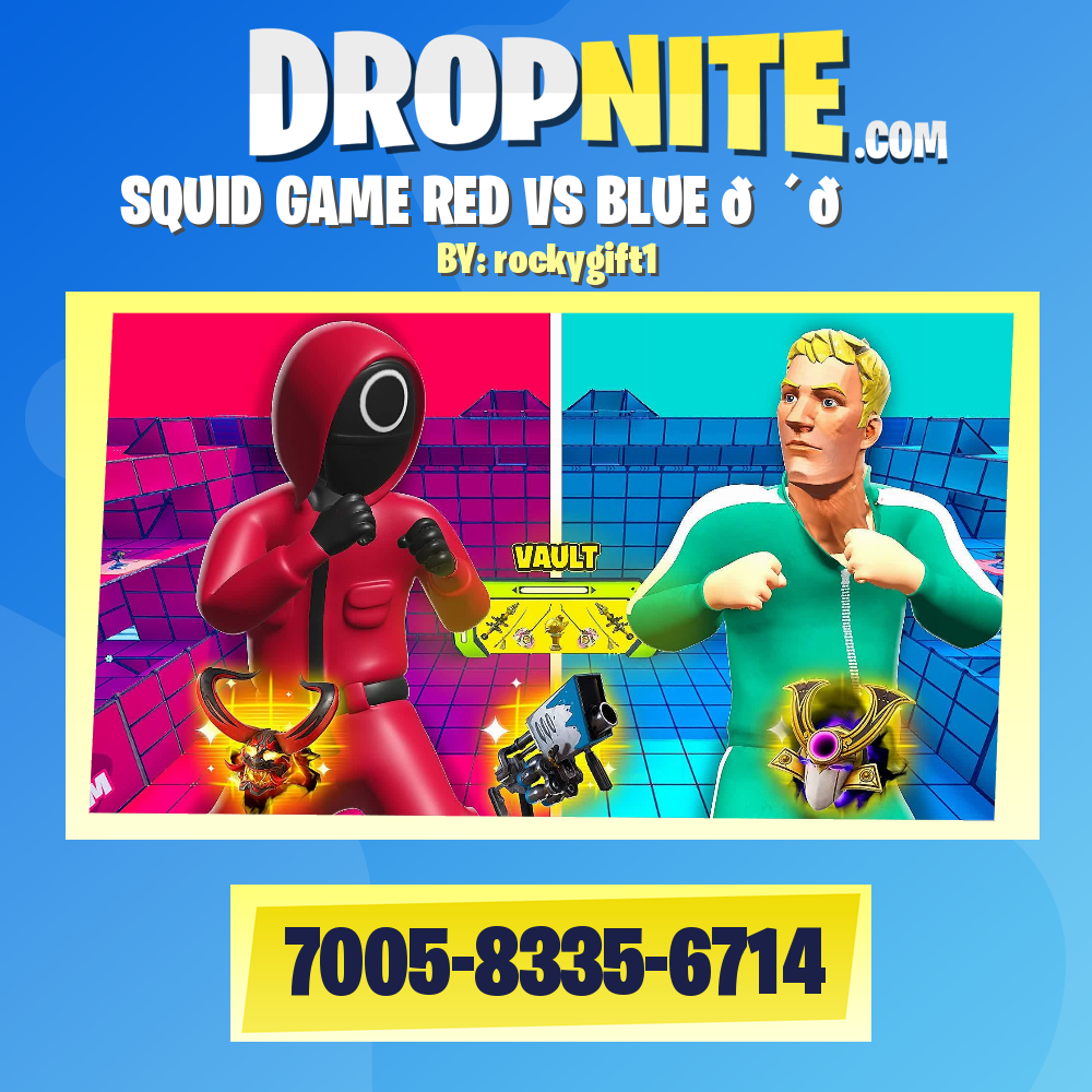 SQUID GAME RED VS BLUE 🔴🔵