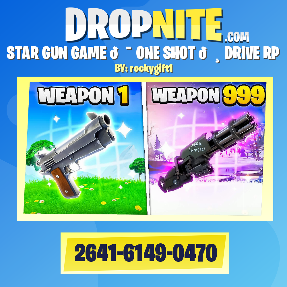 ⭐️STAR GUN GAME 🎯 ONE SHOT 🦸 DRIVE RP