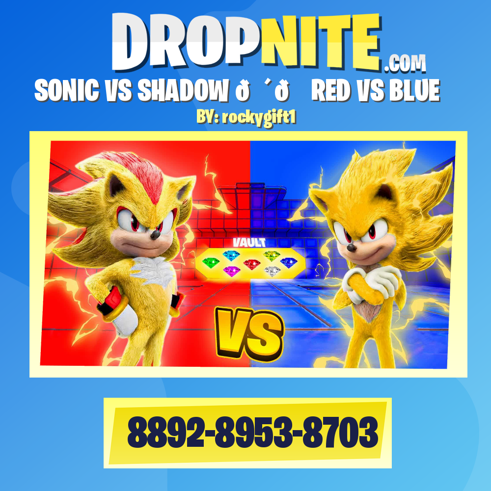 SONIC VS SHADOW 🔴🔵 RED VS BLUE