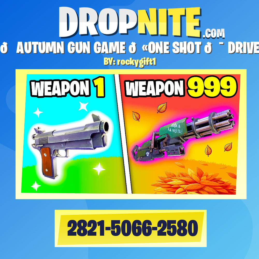 🍁AUTUMN GUN GAME 🔫ONE SHOT 🎯 DRIVE 🚗