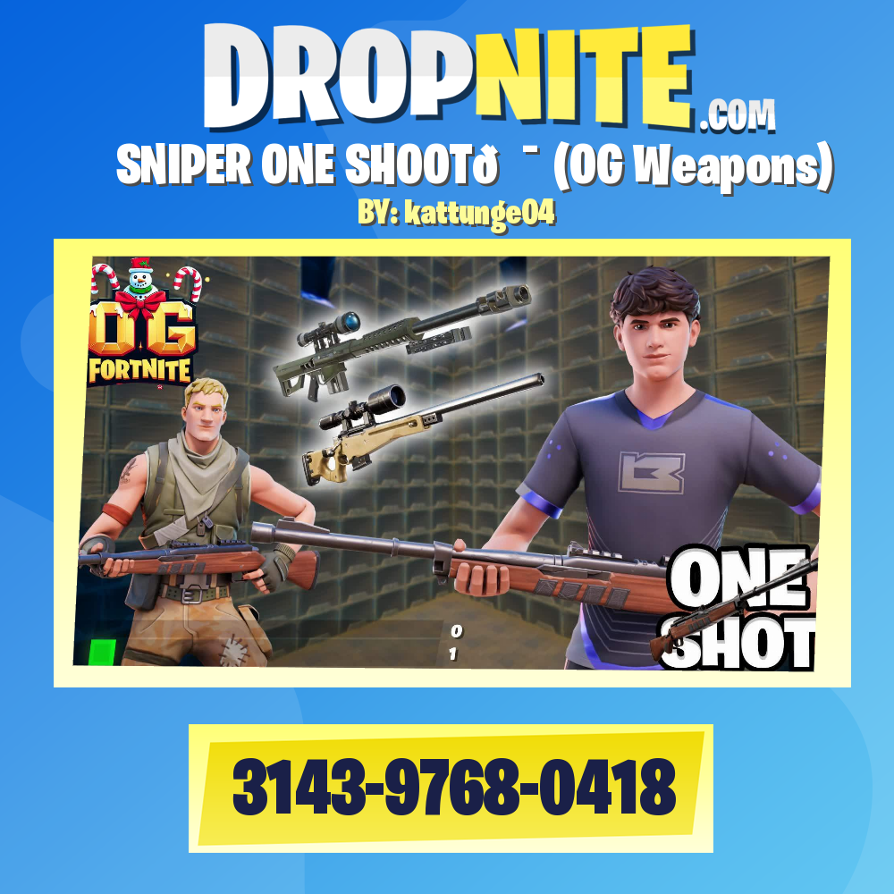 SNIPER ONE SHOOT🎯 (OG Weapons)