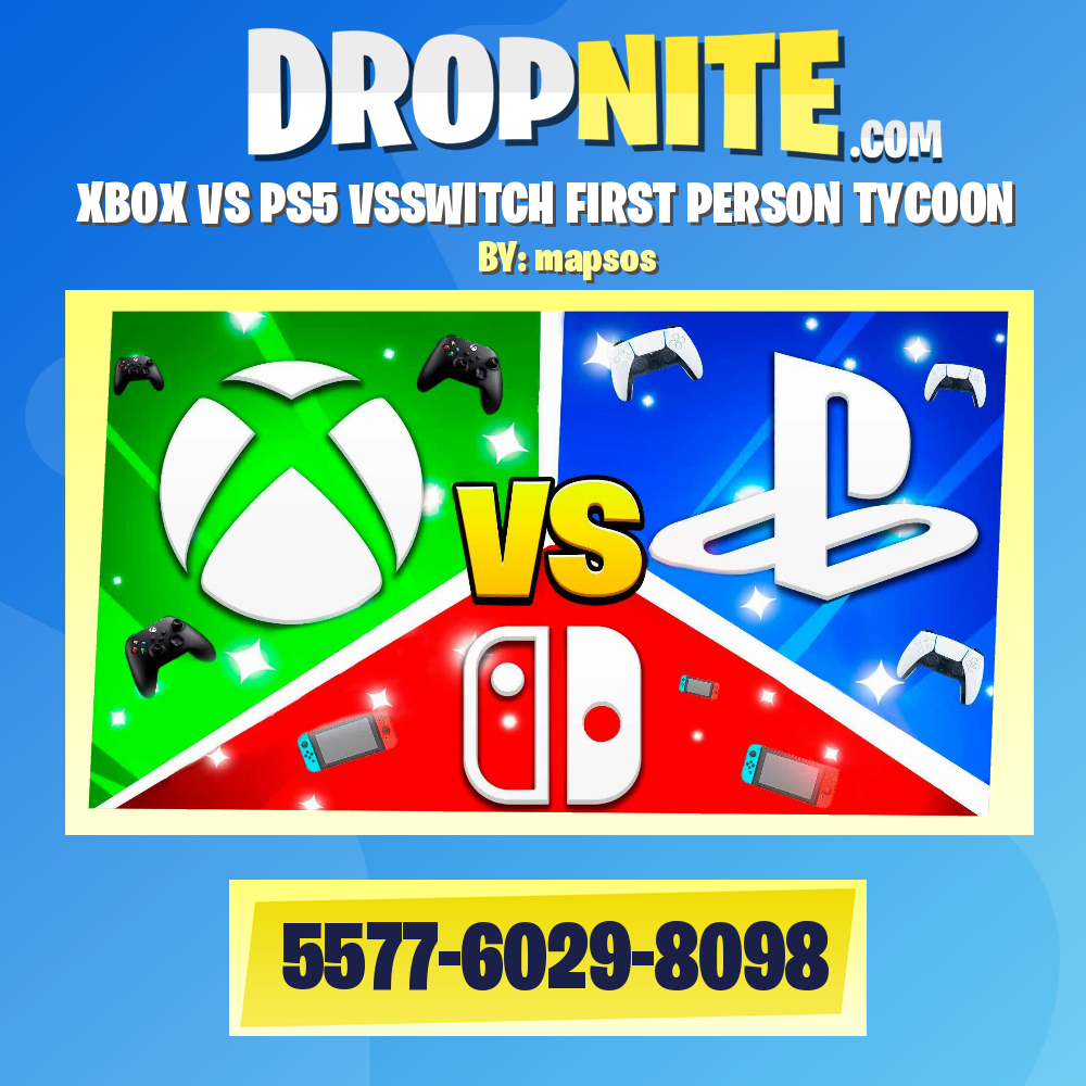 XBOX VS PS5 VSSWITCH FIRST PERSON TYCOON