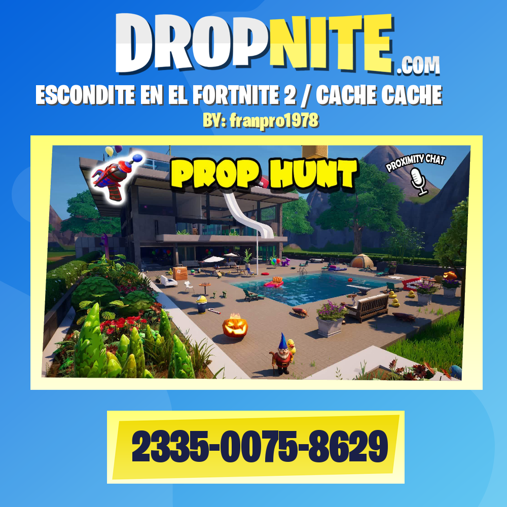 ESCONDITE EN EL FORTNITE 2 / CACHE CACHE