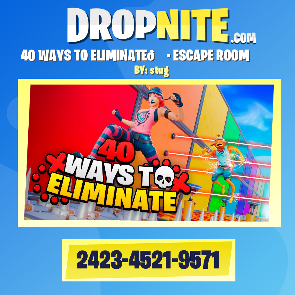 40 WAYS TO ELIMINATE💀 - ESCAPE ROOM